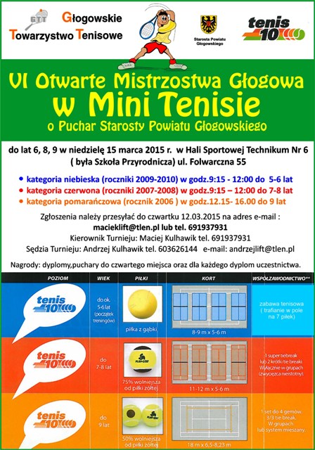 GTT Głogów- komunikat turniejowy